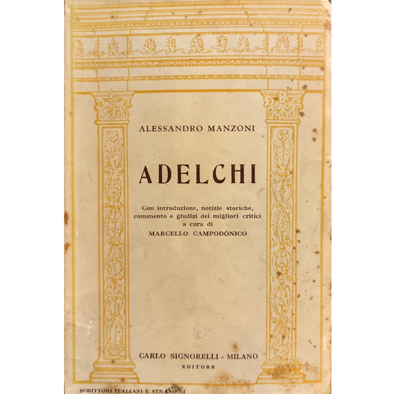 Adelchi di Alessandro Manzoni - Libro antico 