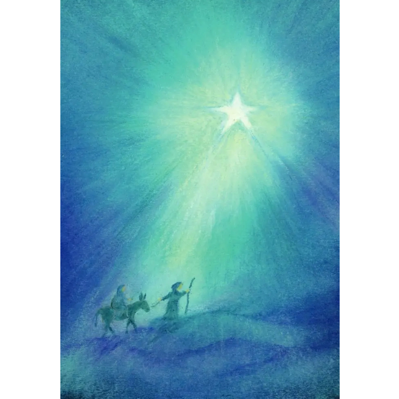 Cartolina: Sulla strada per Betlemme 