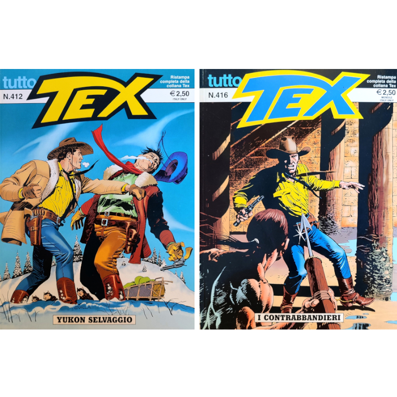 Tex - 2 fumetti: Yukon selvaggio e I contrabbandieri - Libri usati