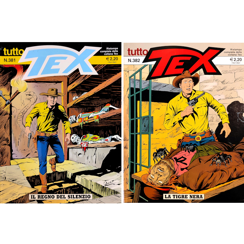 Tex - 2 fumetti: Il regno del silenzio e La tigre nera - Libri usati 