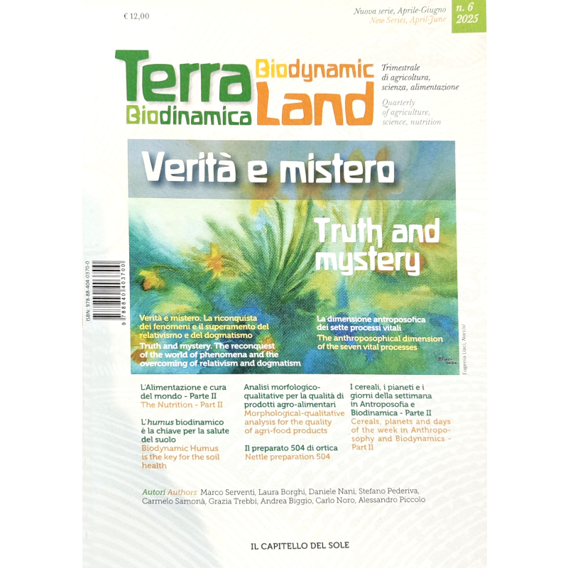 Terra Biodinamica Nuova serie n.6 Verità e Mistero - Aprile-Giugno 2025