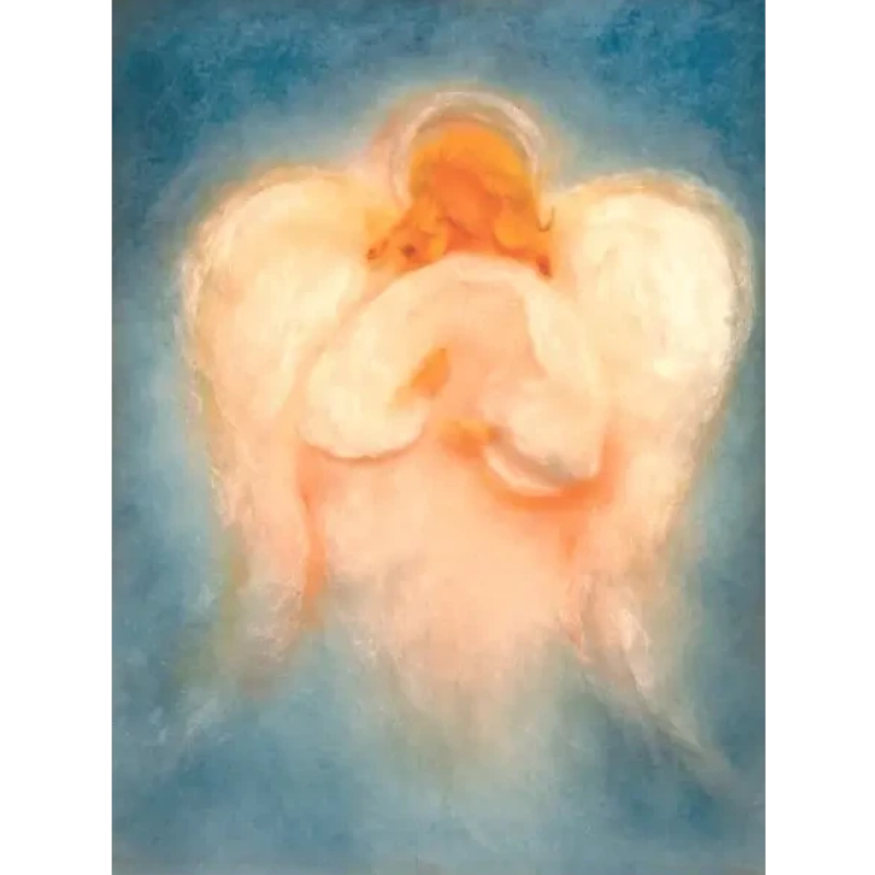 Cartolina: Lana cardata - Angelo Blu 