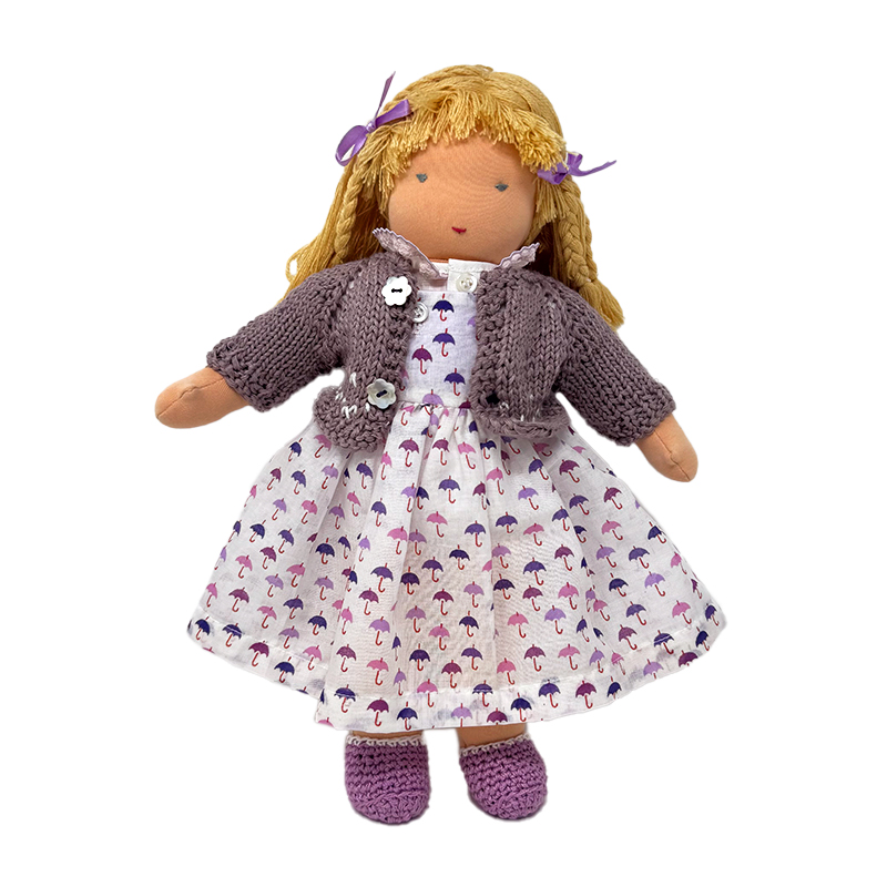 Bambola steineriana (pezzo unico) -  Violetta