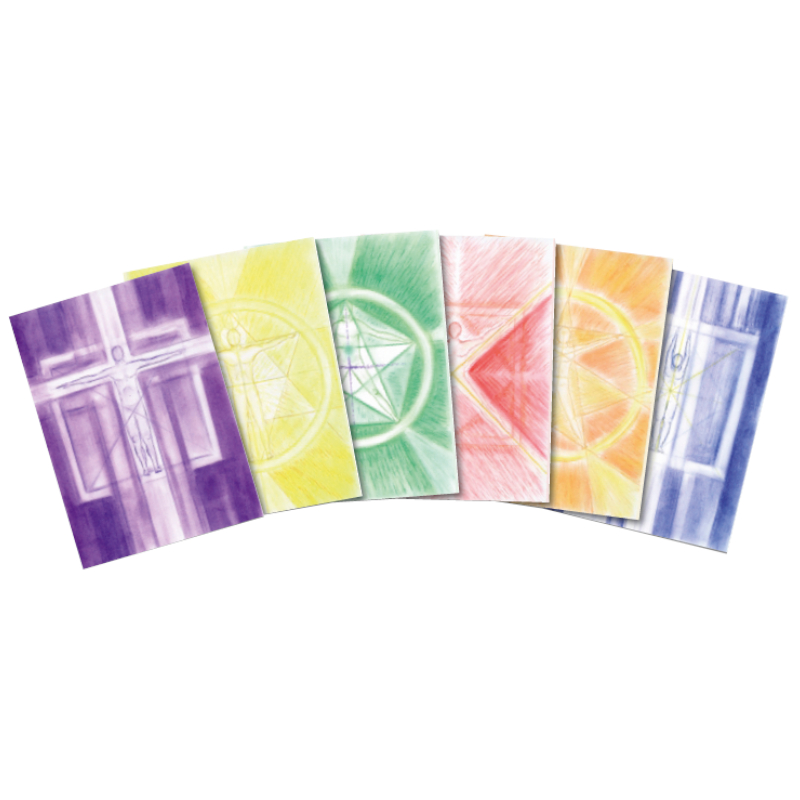 Cartoline: Io penso la parola in Euritmia - set di 6 immagini