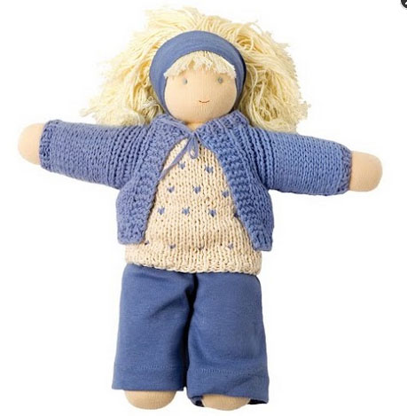 bambole di lana fatte a mano