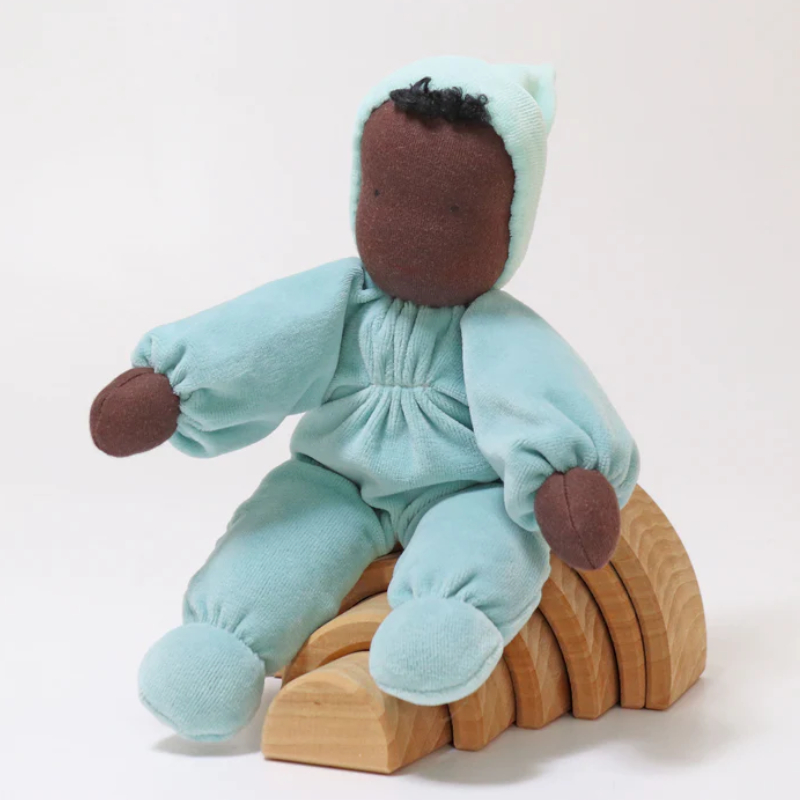 Bambola in stoffa - Azzurro 