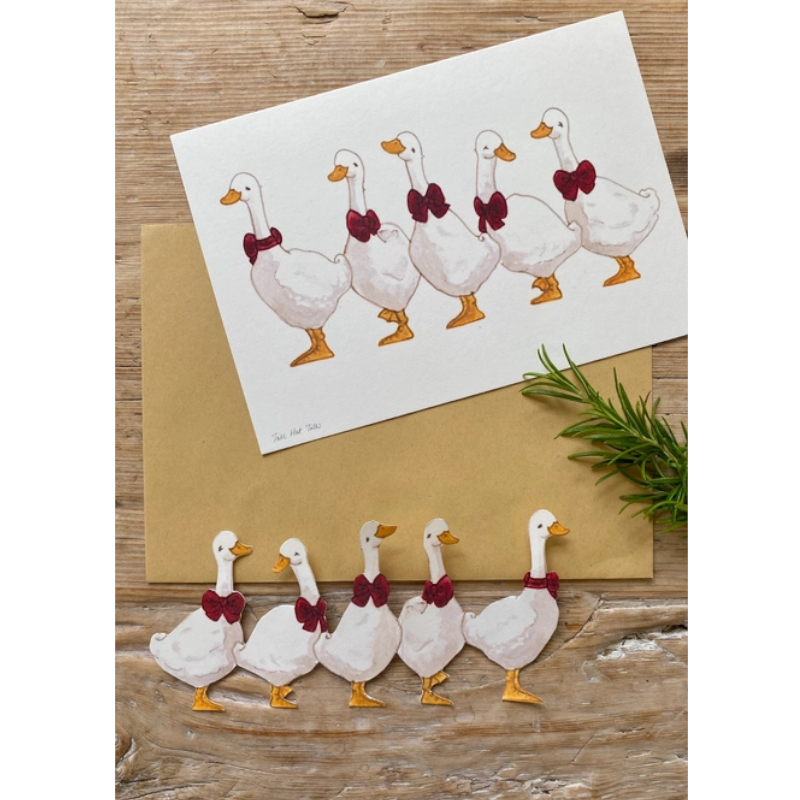 Ochette tutte in fila - da ritagliare