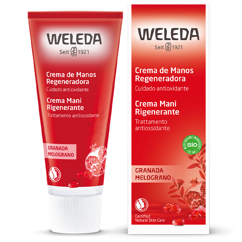 Crema mani rigenerante al Melograno