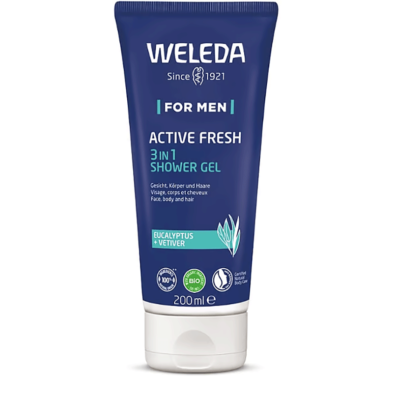 Doccia Gel Active Fresh Men - per viso, corpo e capelli