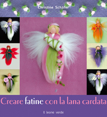 Creare fatine con la lana cardata