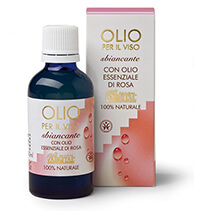 Olio sbiancante per il viso