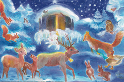 Calendario dell'Avvento Grande - Natale nel bosco