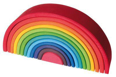 Arco dei colori arcobaleno rosso - grande 38 cm