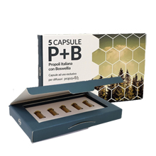 Capsule P+B in vetro per ricarica diffusore Propolair - Propoli Italiana con Boswellia