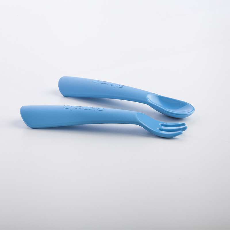 Set Posate  plastic free ecologiche - azzurro