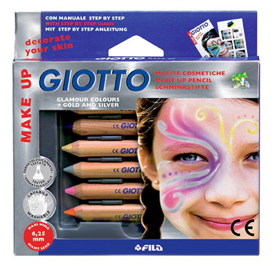 Matite per colorare il viso - 6 colori extra