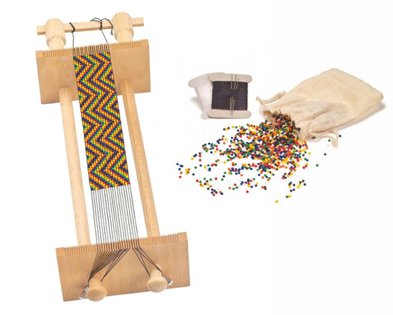 di Legno in Acciaio Inox Tessitura Borda Set per I Braccialetti dei Monili Fai da Te Fatti a Mano di Lavoro a Maglia Sharplace Bead Loom Kit per I Principianti di Legno in Acciaio Inox Tessitura Borda Set per I Braccialetti dei Monili Fai da Te Fatti a Mano di Lavoro a Maglia Sharplace Bead Loom Kit per I Principianti
