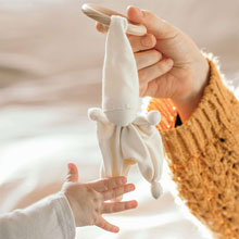 Kit per realizzare bambolina con anello massaggia gengive
