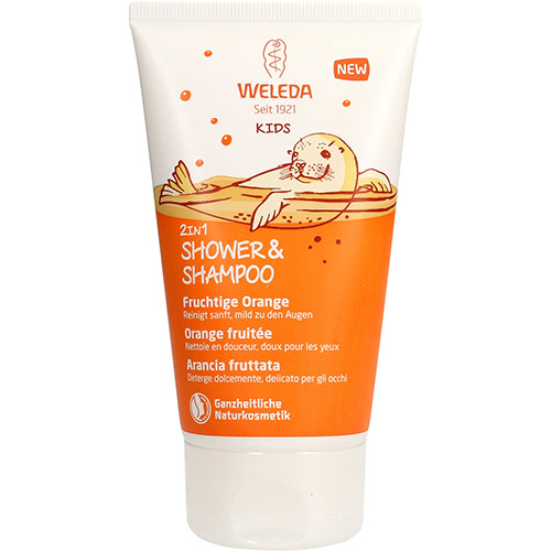 Doccia-Shampoo per Bambini all'arancia fruttata