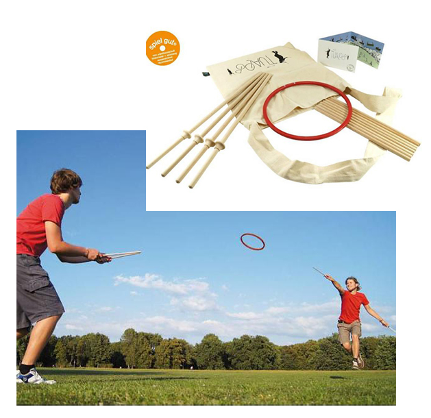 Gioco all'aperto unisce il Frisbee e il Badminton - Tualoop