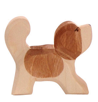 Cane San Bernardo cucciolo - in legno