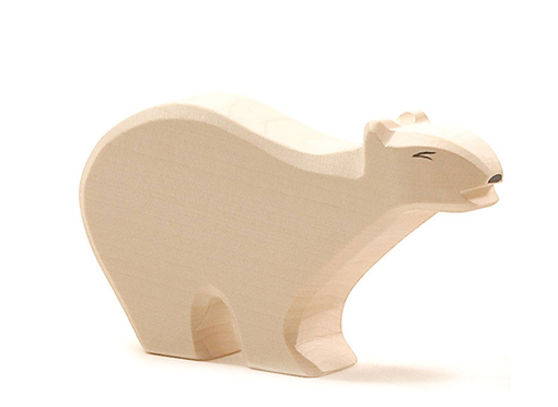 Orso polare grande in legno