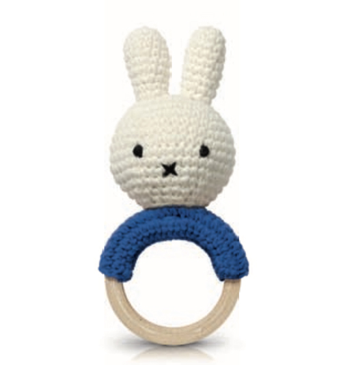 Massaggia gengive coniglietta Miffy - Blu