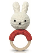 Massaggia gengive coniglietta Miffy - Rossa