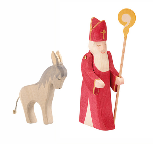 San Nicola e l'asinello suo aiutante