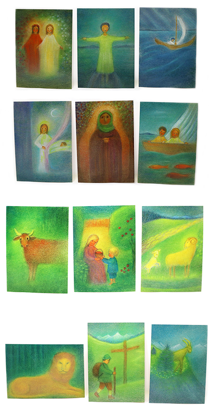 Segni zodiacali - set 12 cartoline