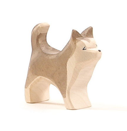 Cane Husky in legno