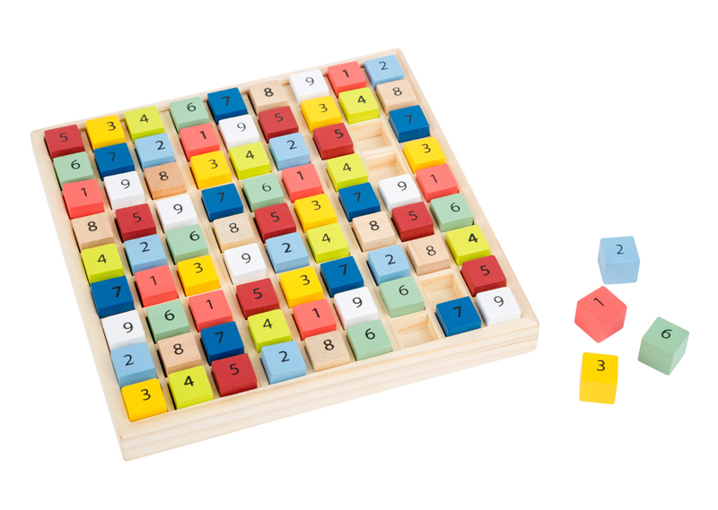 Sudoku colorato in legno per bambini