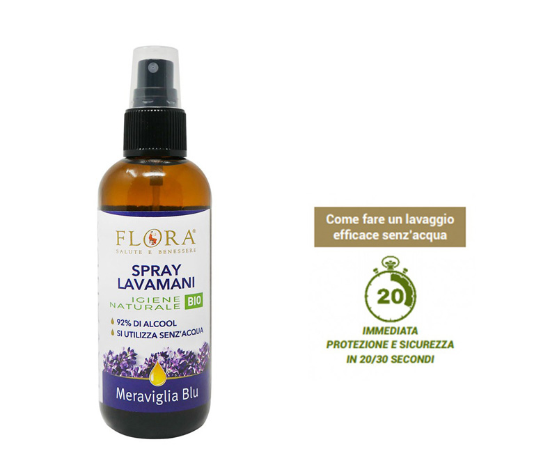 Spray lavamani - Lavanda tascabile - 92% alcol