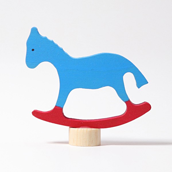 Figura decorativa - Cavallino a dondolo