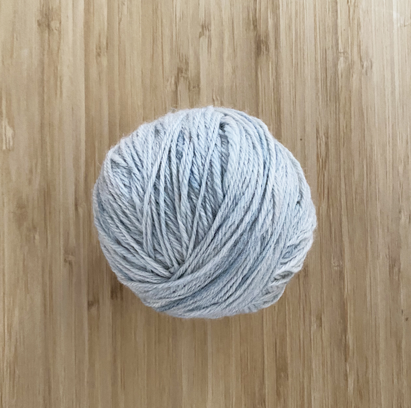Gomitolo di pura lana 100% - azzurro