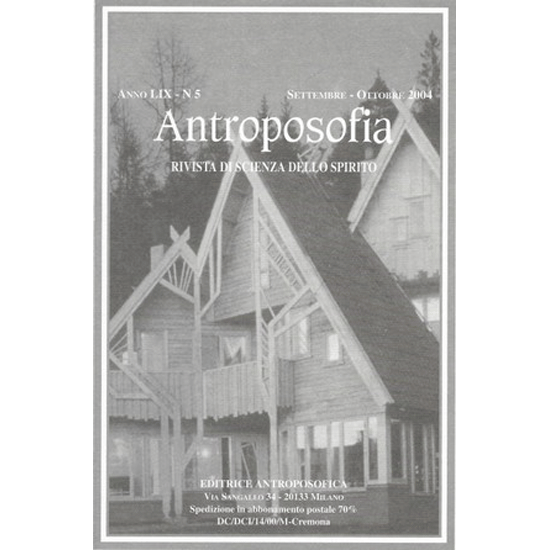 Antroposofia - Rivista di scienza dello spirito - Settembre Ottobre 2004