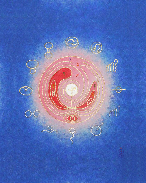 Stampa 39x33cm - Il germe cosmico