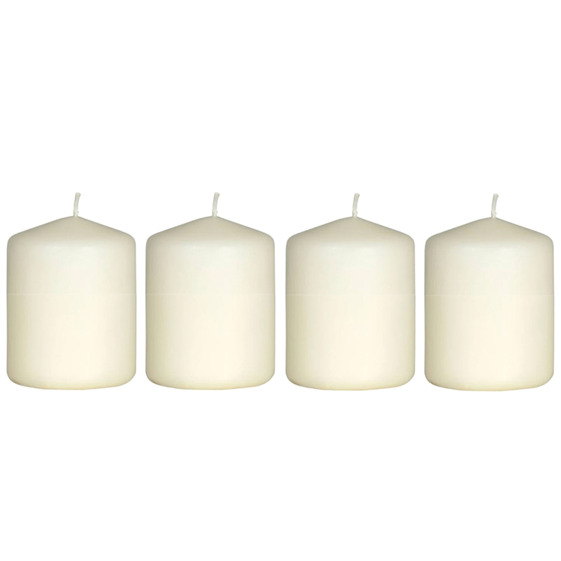 Candele bianche (80x58) - 4 candele 