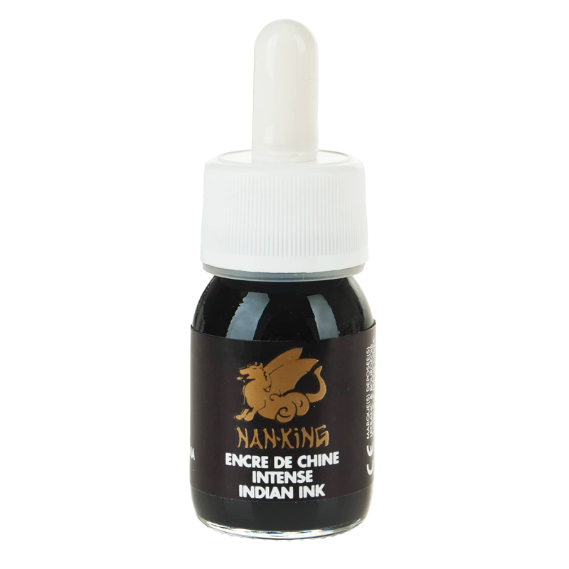 Inchiostro a china 30 ml - Nero intenso