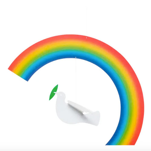 Arcobaleno di pace (Mobile da appendere)