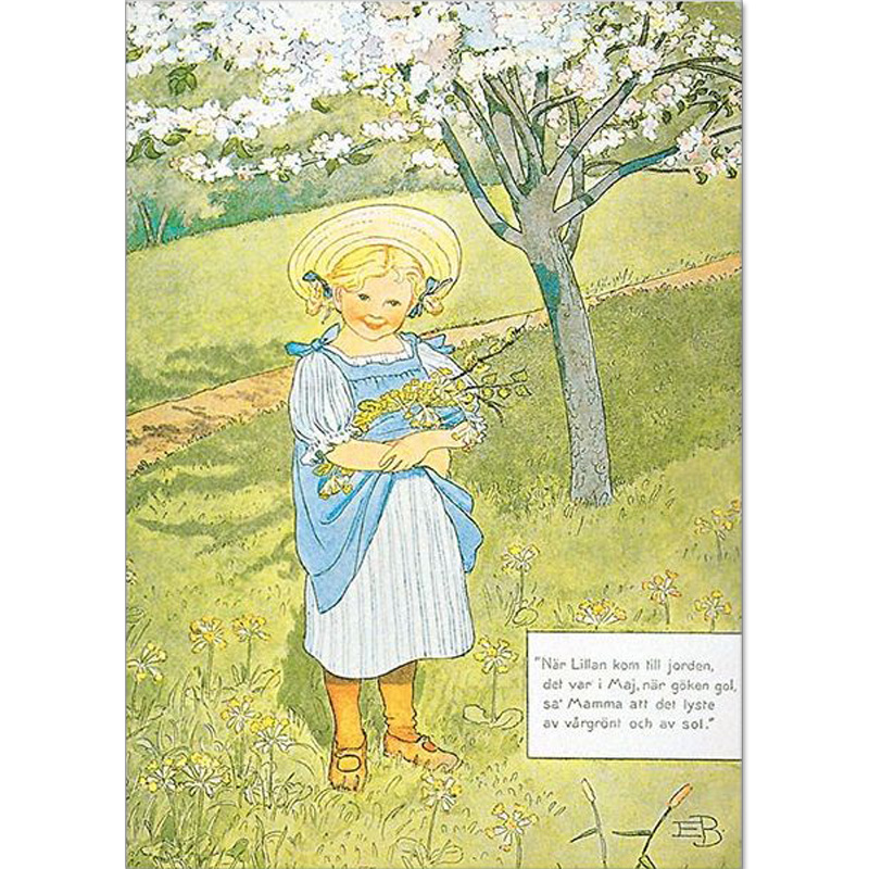 Cartolina: Maggio di Elsa Beskow