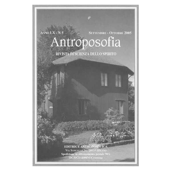 Antroposofia - Rivista di scienza dello spirito - Settembre Ottobre 2005