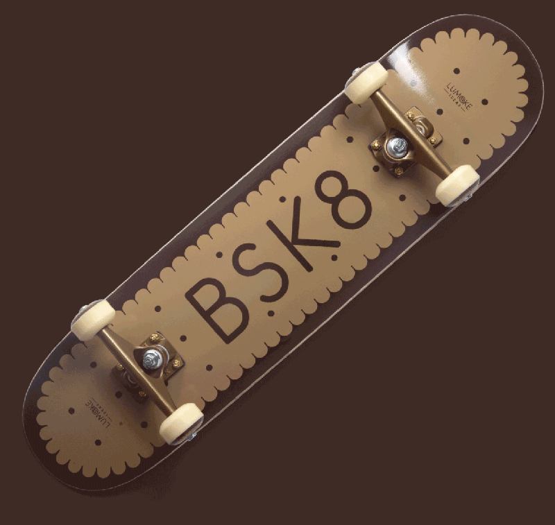 Tavola da Skateboard Biscotto BSK8 - solo tavola professionale  2Colors