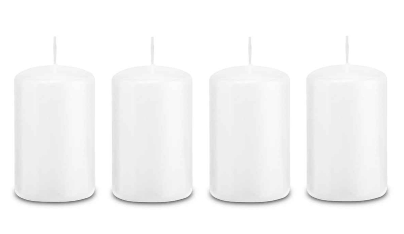 Candele bianche (100x48) - 4 candele