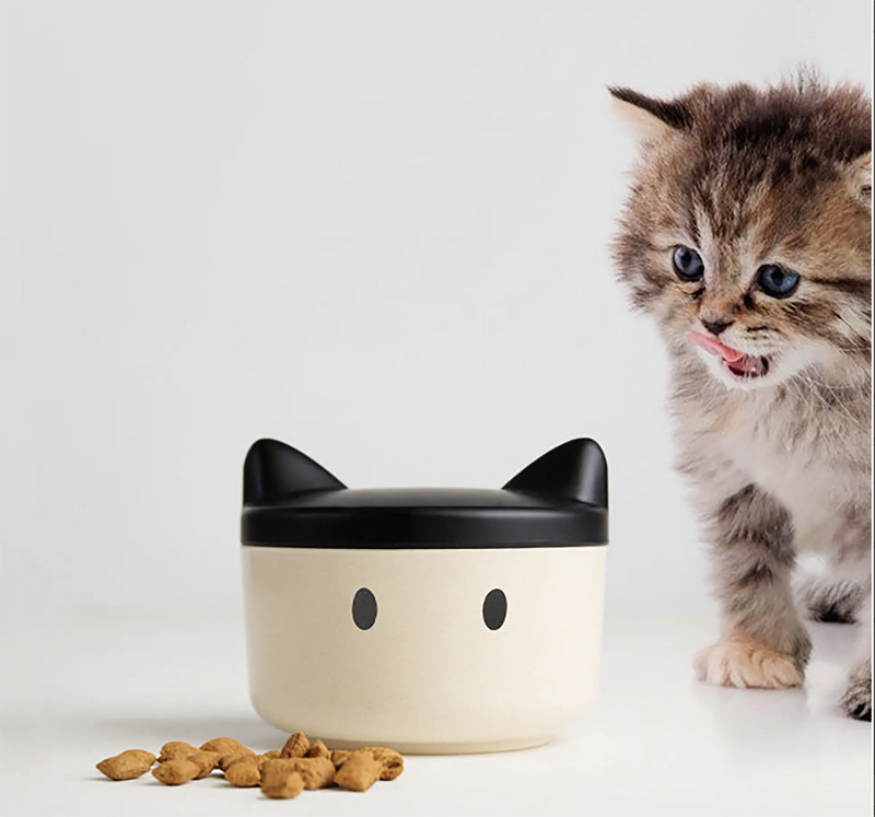 Ciotola a chiusura ermetica per il cibo dei vostri gattini - personaizzabile