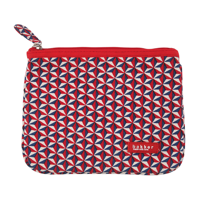 Bustina piatta in tela con cerniera - Piccola pochette - Bintang