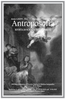 Antroposofia - Rivista di scienza dello spirito - Novembre Dicembre 2021