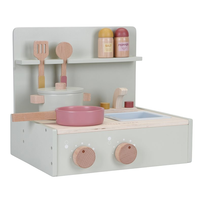 Cucina piccola legno mini - con accesori