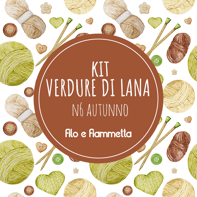 Filo e Fiammetta - Materiali attività N. 6 Autunno - Lana cardata per verdure