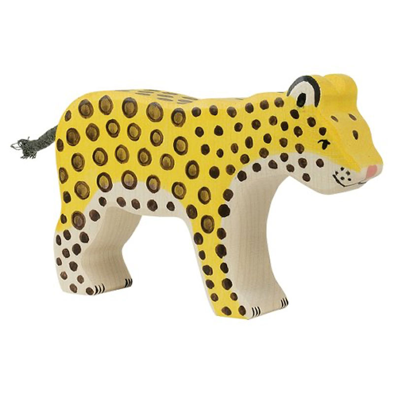 Leopardo in legno